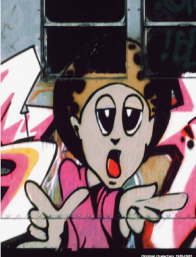 martha cooper man on pink tshirt