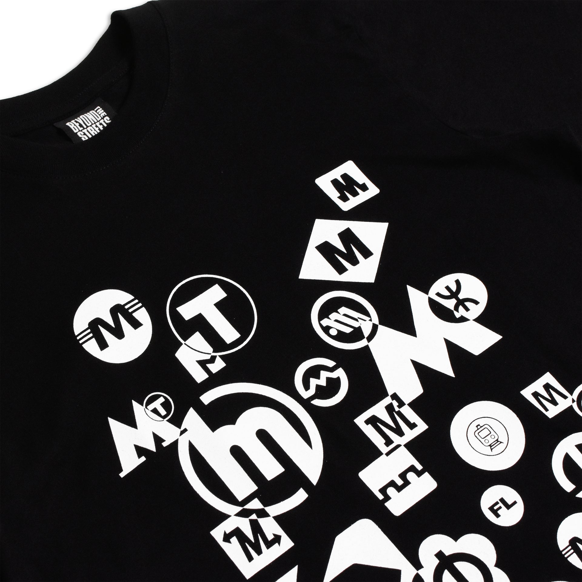 FUTURA x BEYOND THE STREETS : T-shirt Logo Metro (Noir)