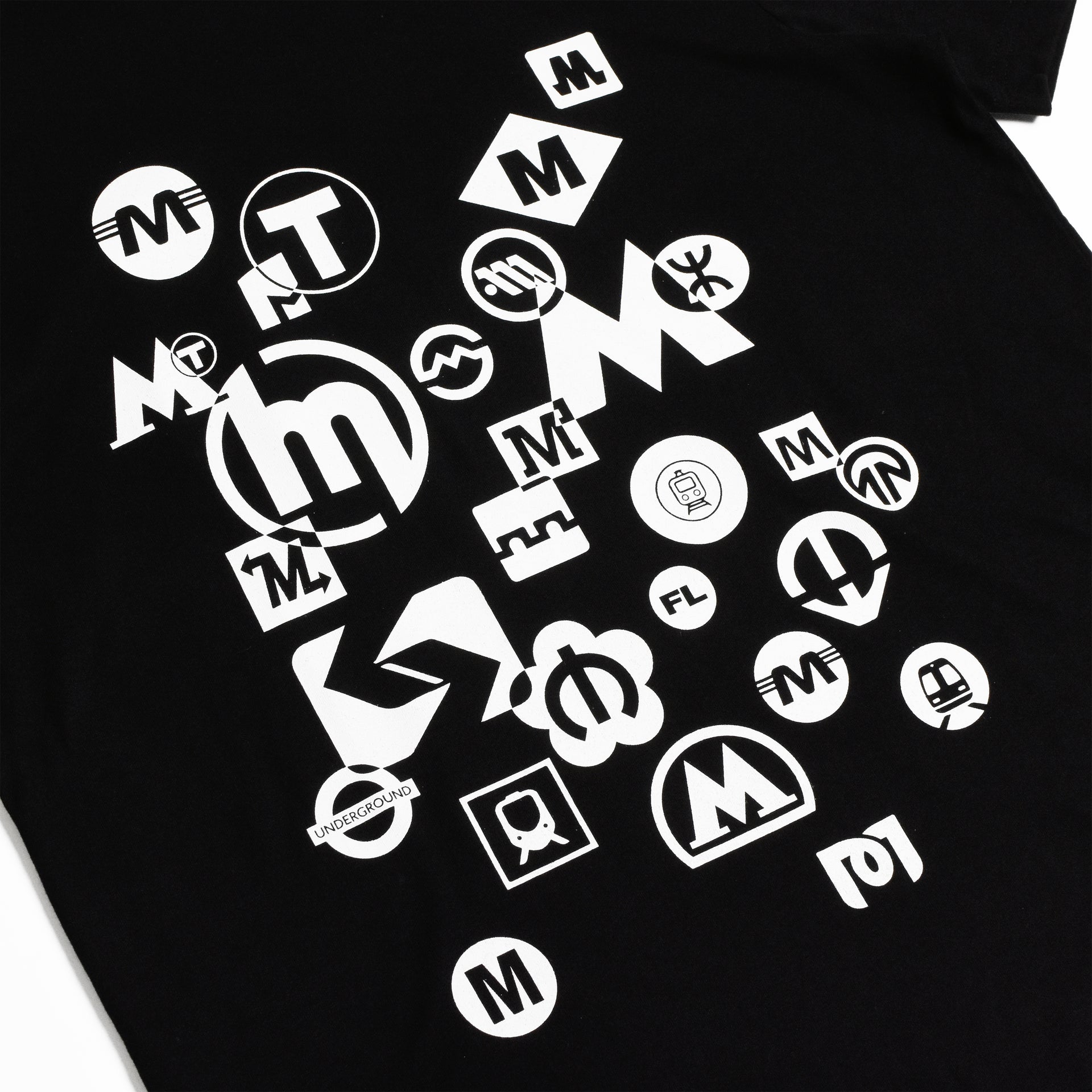 FUTURA x BEYOND THE STREETS : T-shirt Logo Metro (Noir)