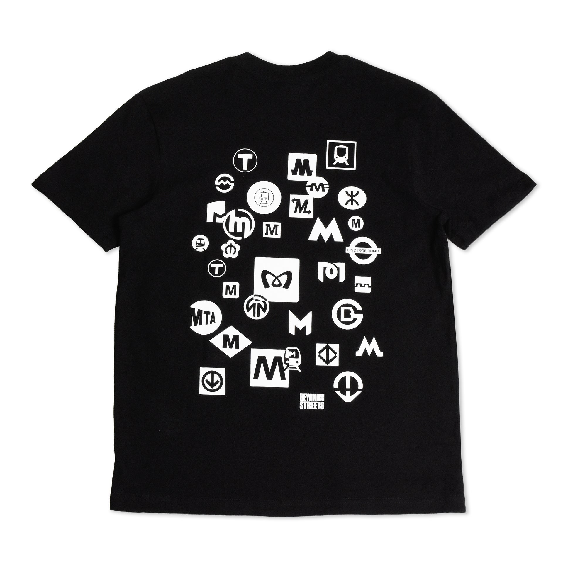 FUTURA x BEYOND THE STREETS : T-shirt Logo Metro (Noir)