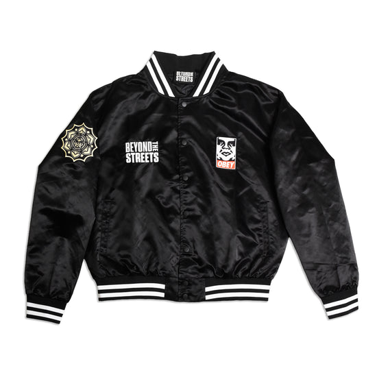 Shepard Fairey x BEYOND THE STREETS: LIBERTÉ EGALITÉ FRATERNITÉ Bomber Jacket