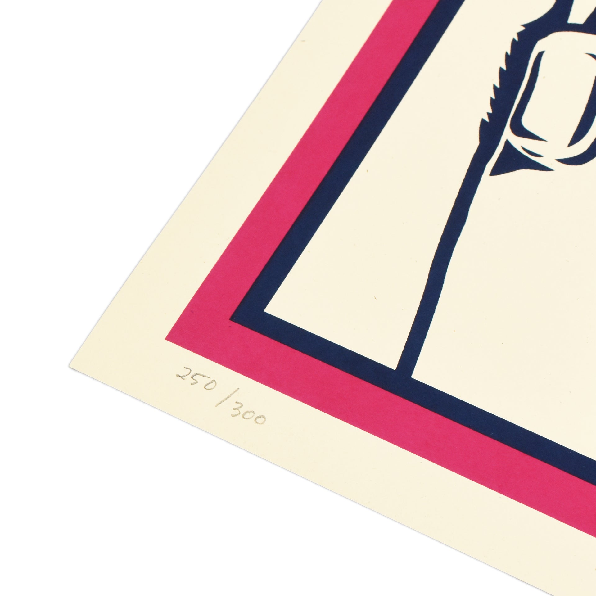 Shepard Fairey: POWer (Fuchsia) Print