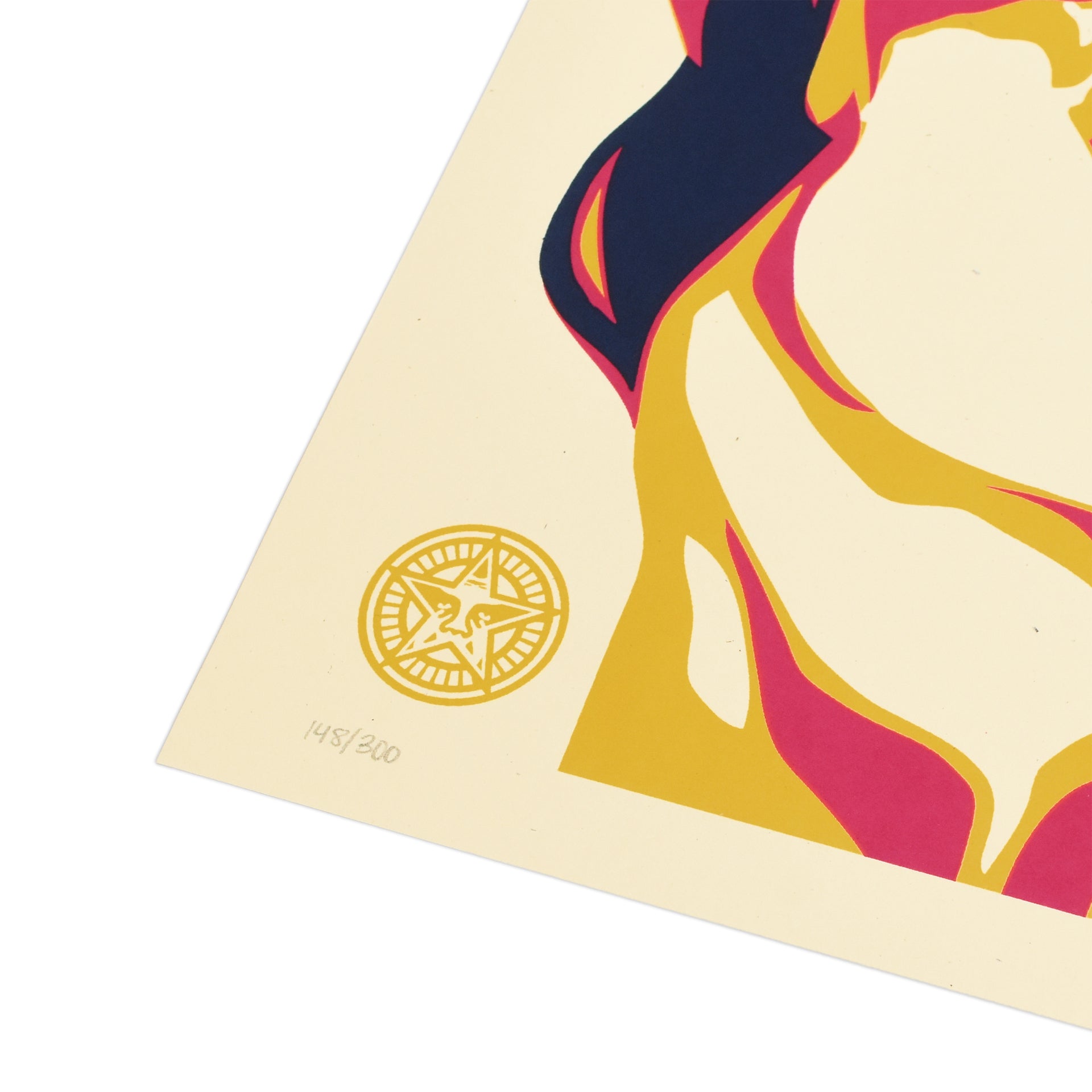 Shepard Fairey: War By Numbers (Fuchsia) Print