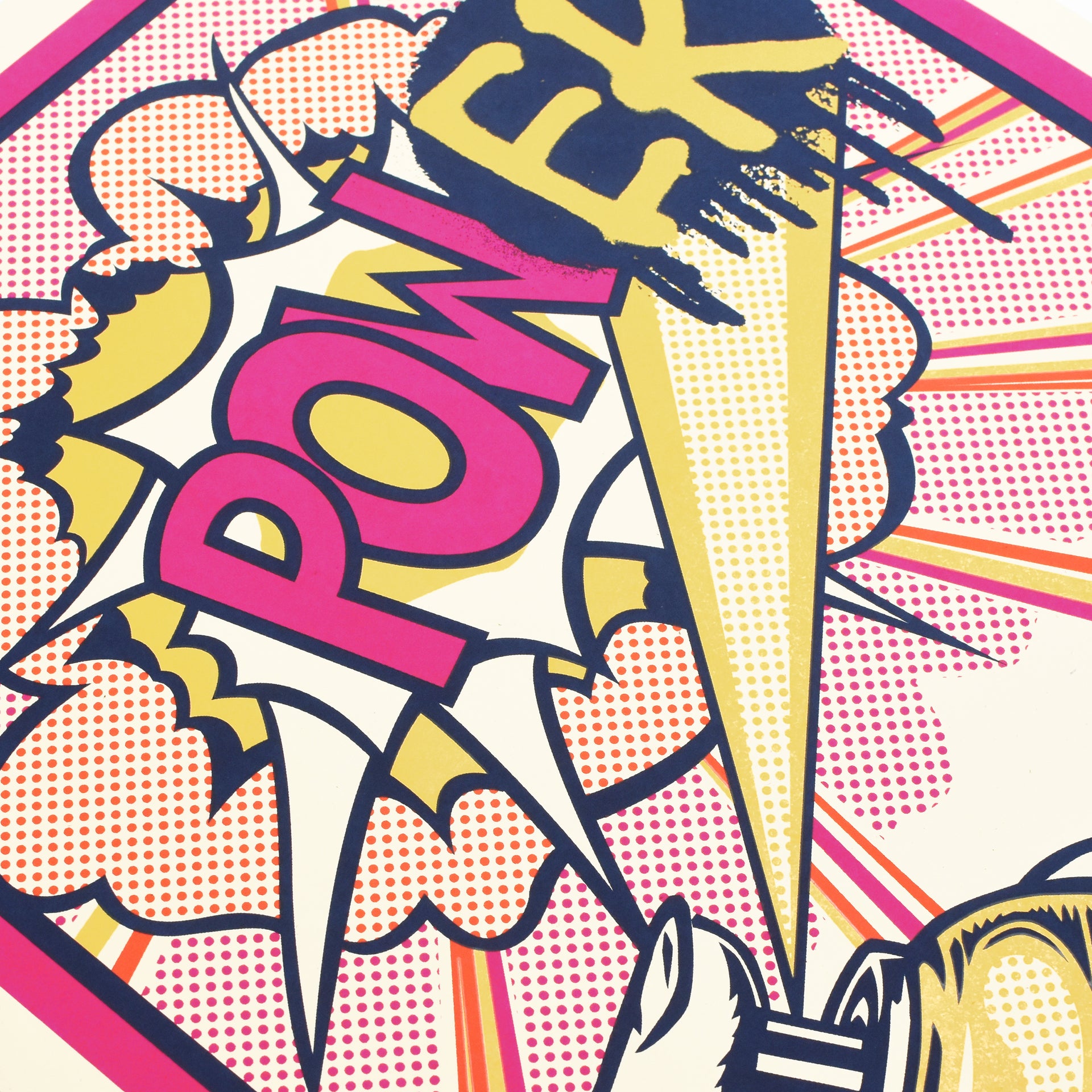 Shepard Fairey: POWer (Fuchsia) Print