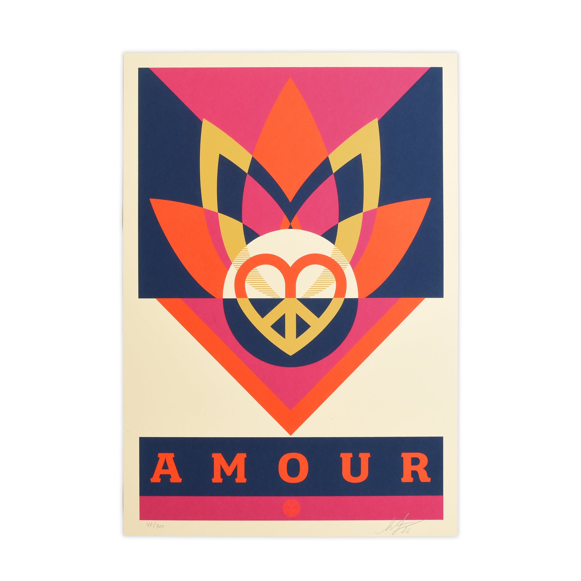 Shepard Fairey : Affiche Amour  