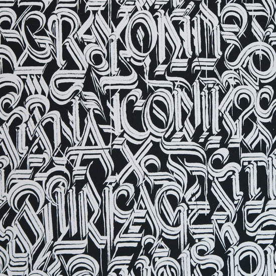 DEFER: Los Angeles and Beyond (Silver on Black) Print