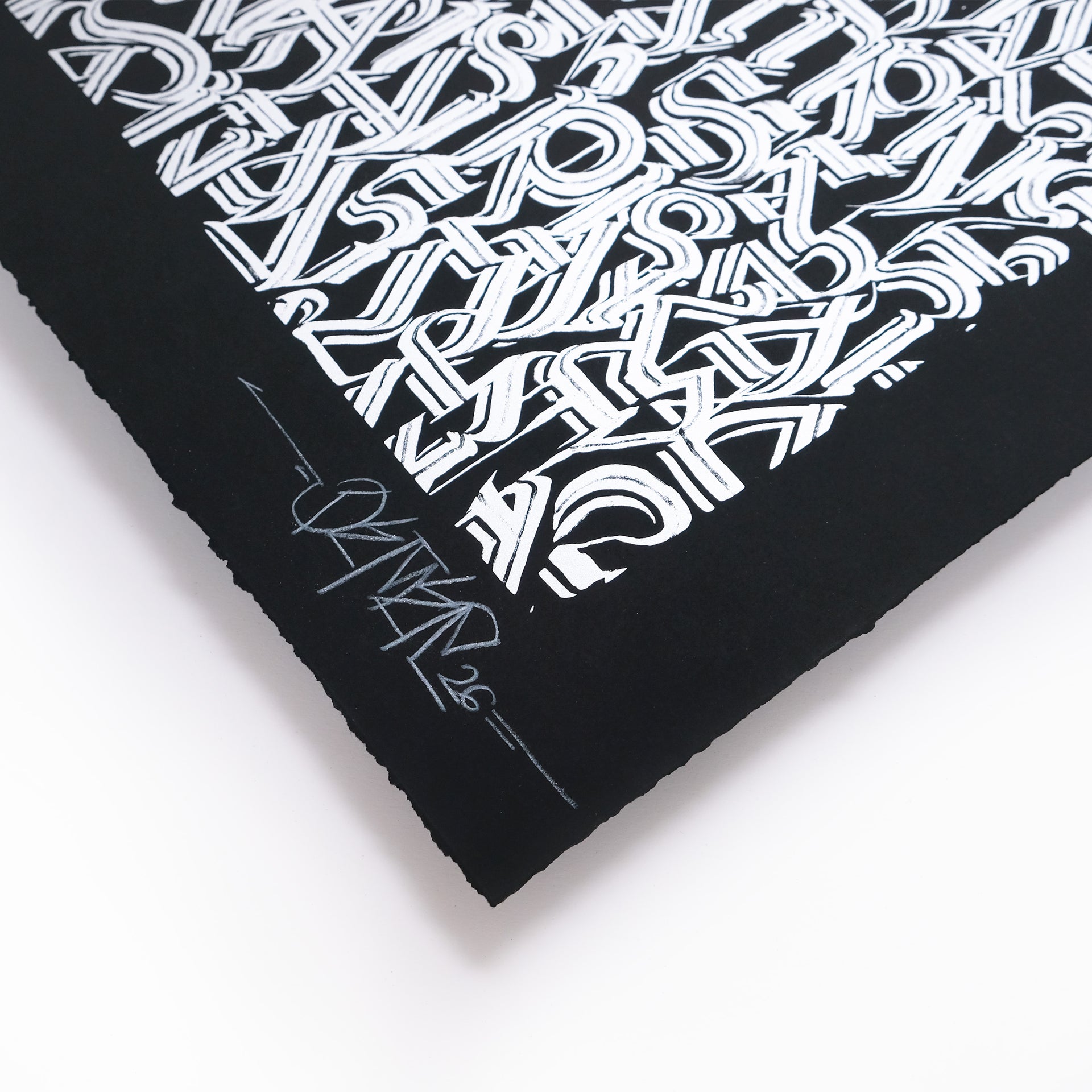 DEFER: Los Angeles and Beyond (Silver on Black) Print