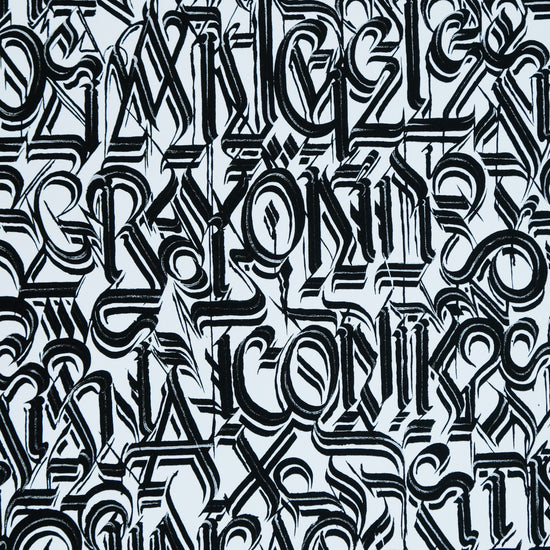 DEFER: Los Angeles and Beyond (Black on White) Print