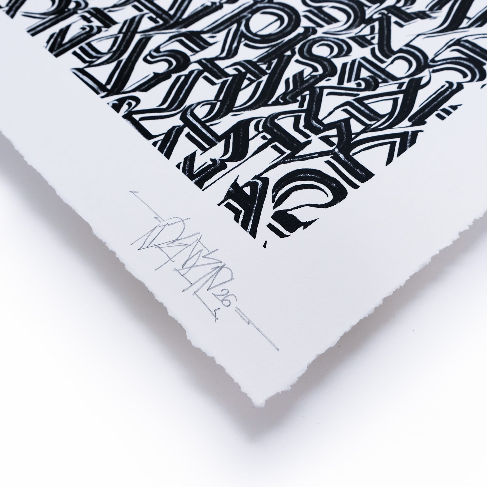 DEFER : Impression Los Angeles and Beyond (Noir sur blanc)