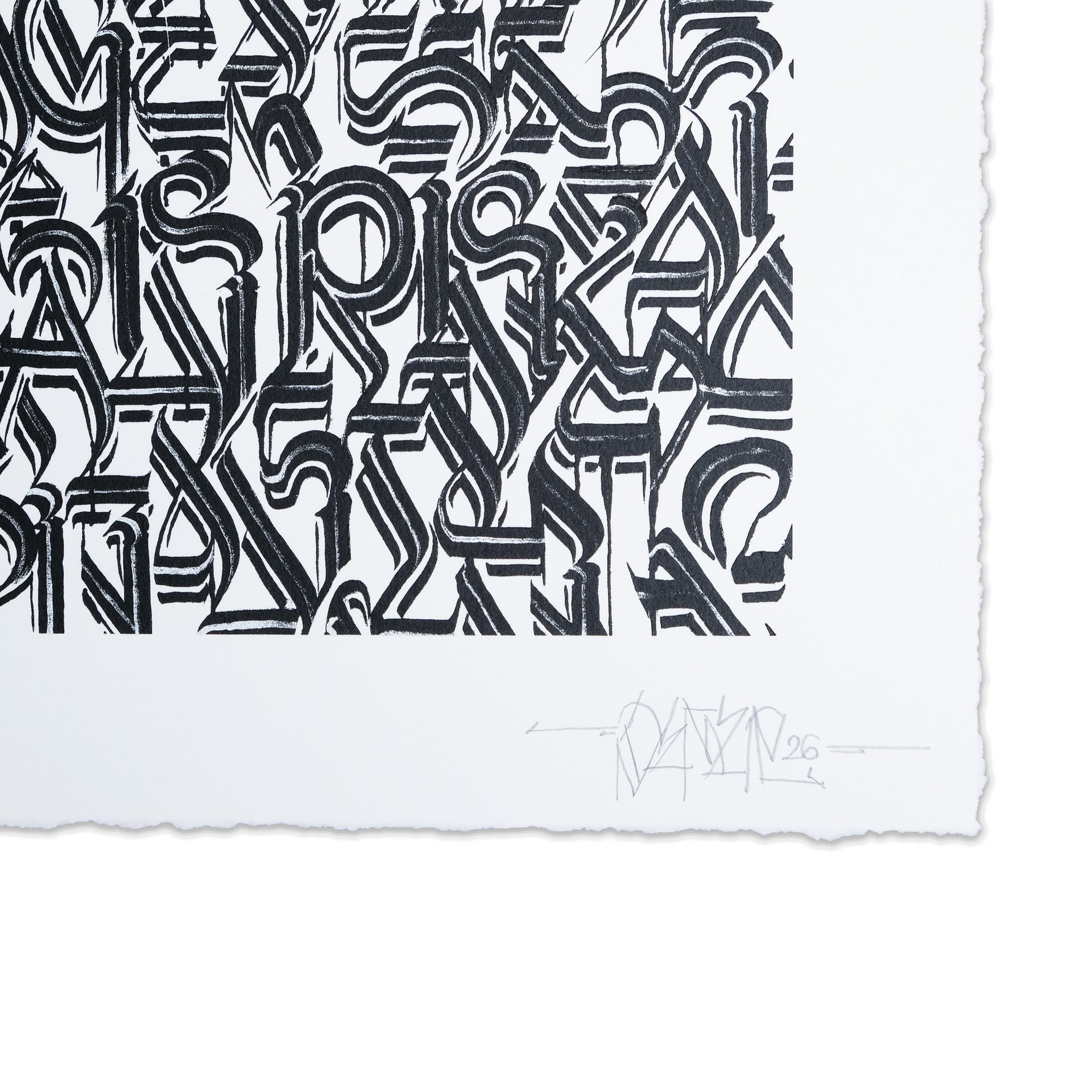 DEFER : Impression Los Angeles and Beyond (Noir sur blanc)