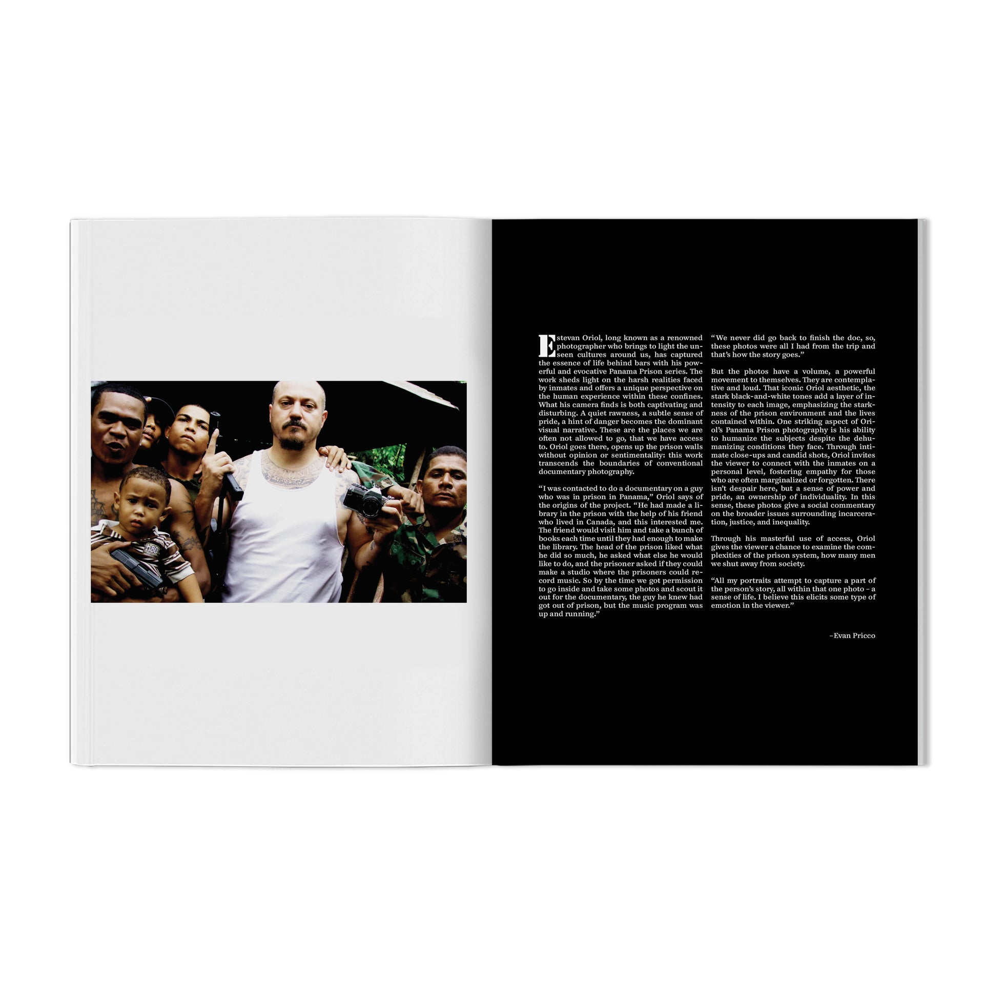 Estevan Oriol: Panama Prison Book