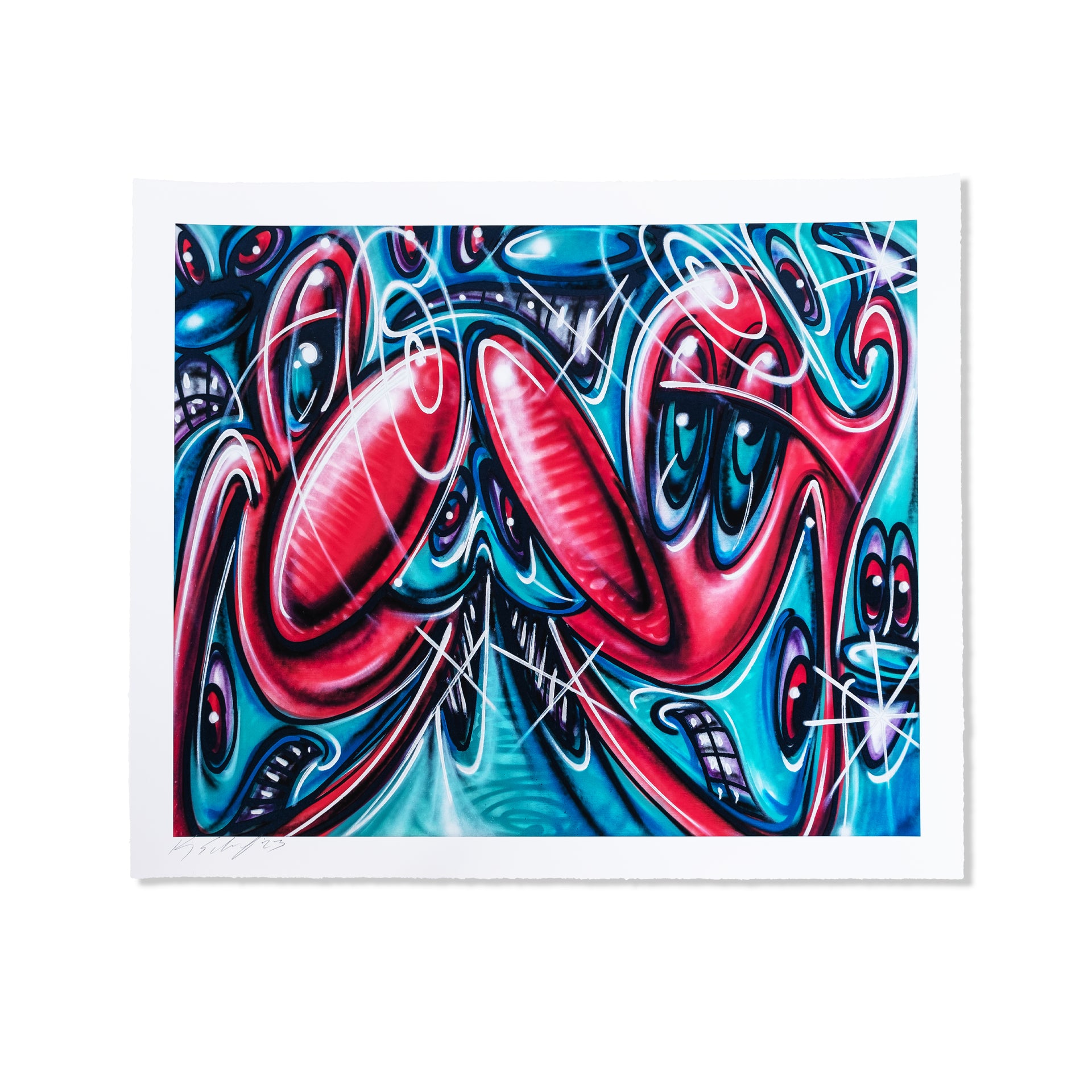 Kenny Scharf: NEWAZY Print