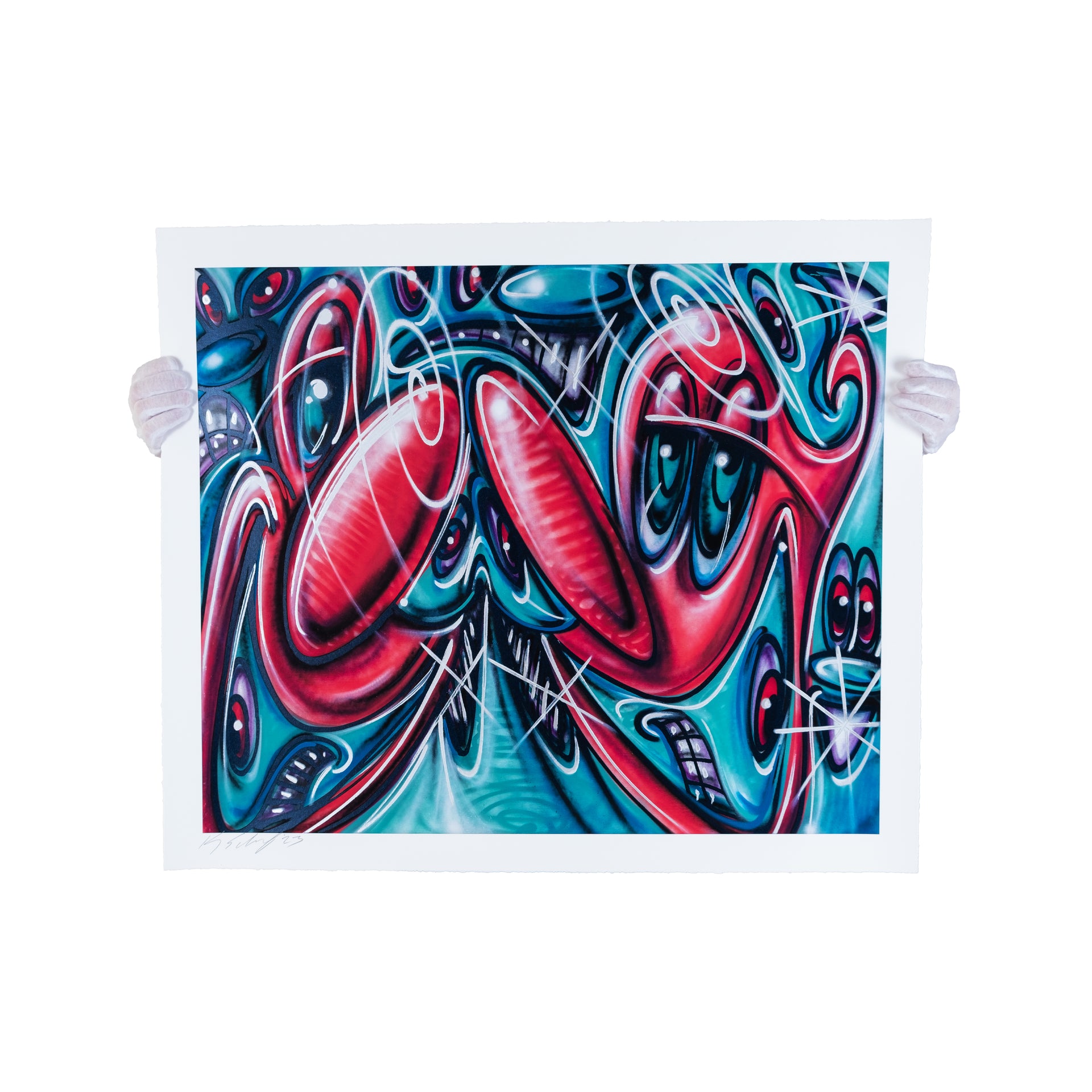 Kenny Scharf: NEWAZY Print