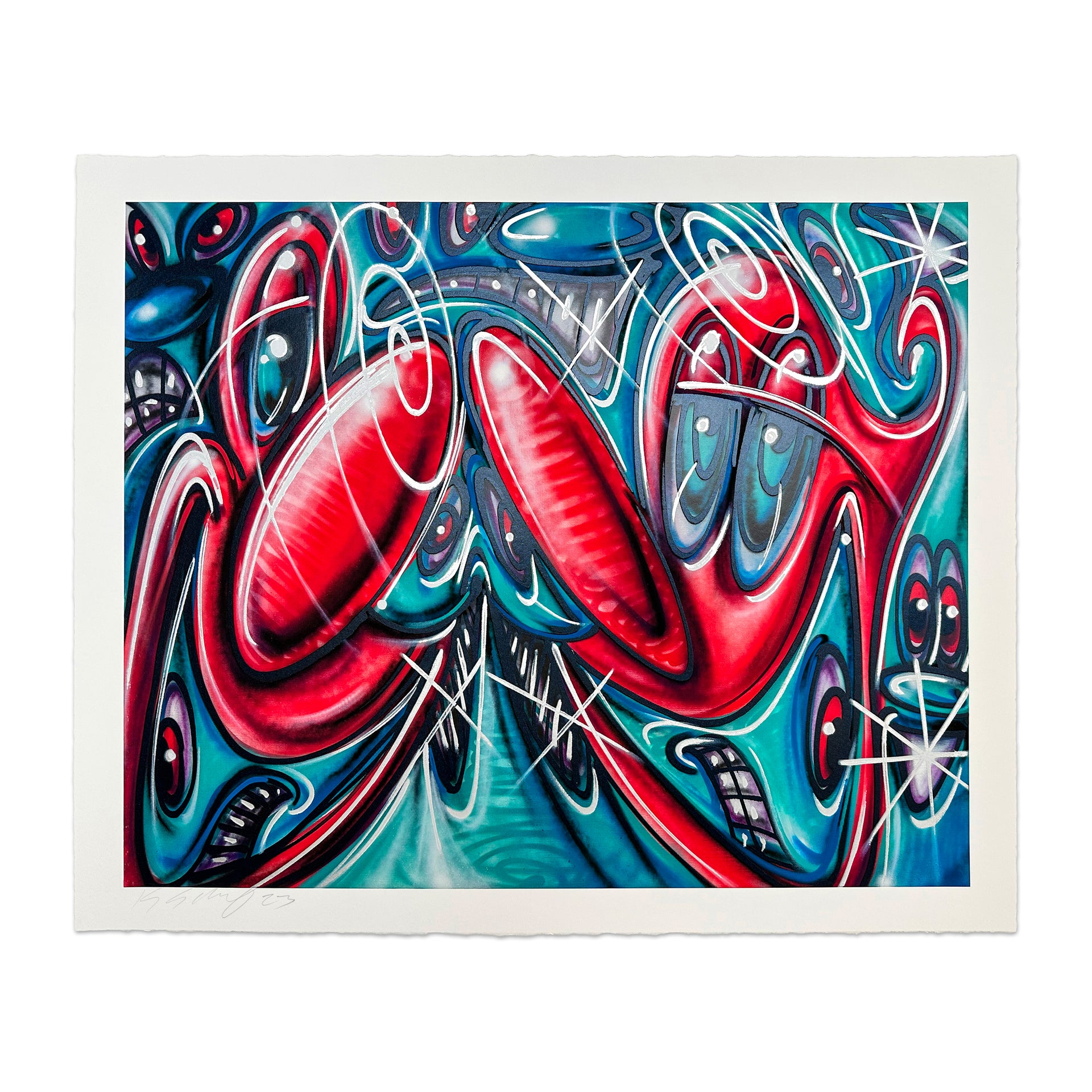 Kenny Scharf: NEWAZY Print