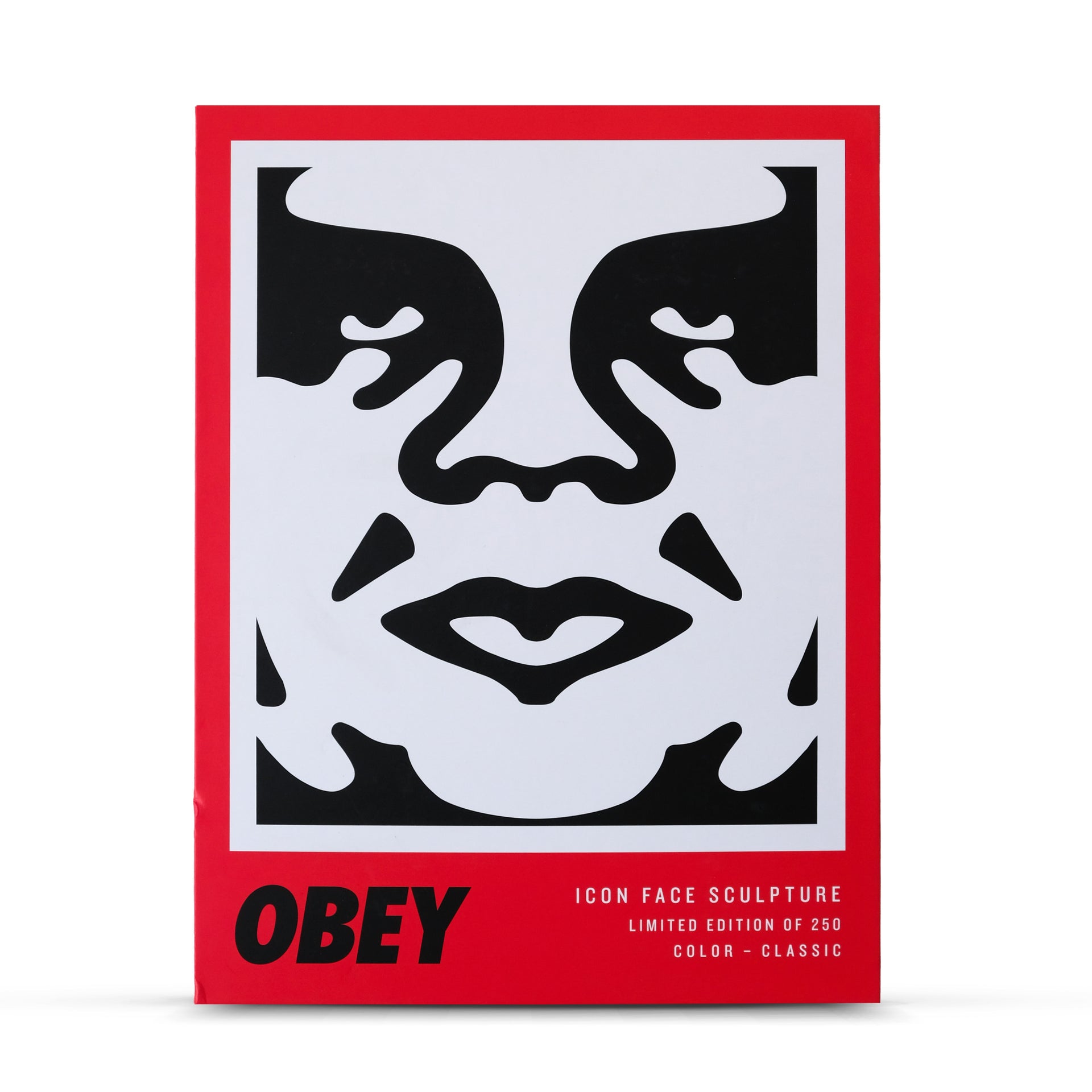 OBEY : Sculpture Visage Icône (Noir & Blanc)