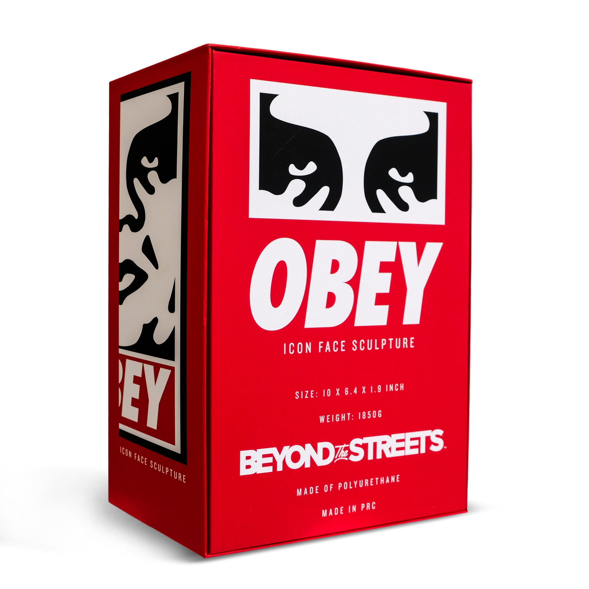 OBEY : Sculpture Visage Icône (Noir & Blanc)