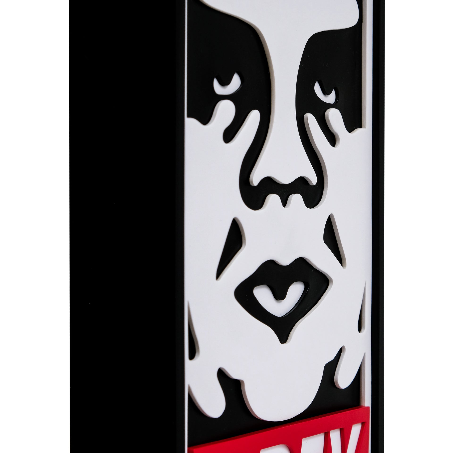 OBEY : Sculpture Visage Icône (Noir & Blanc)