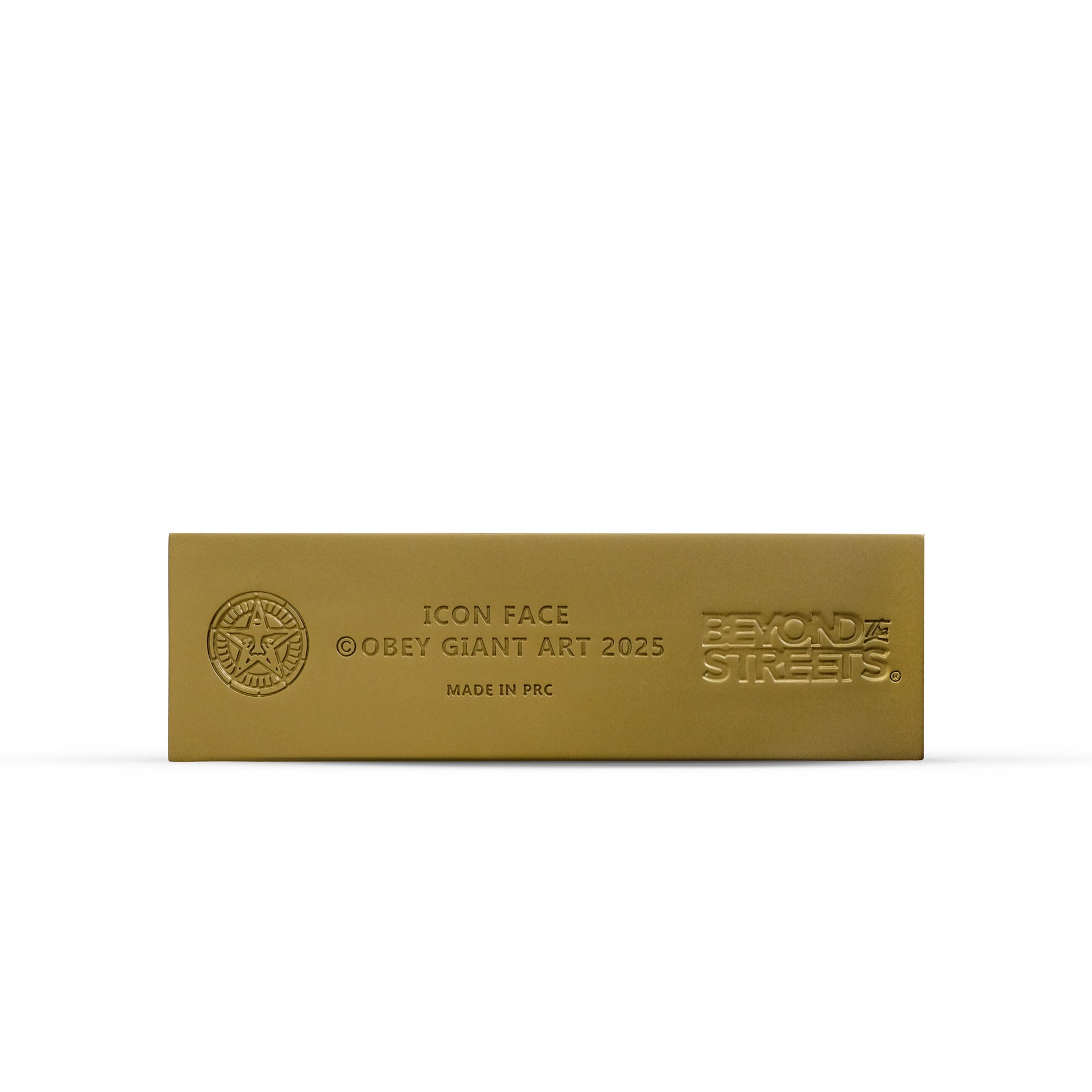 OBEY: Icon Face Sculpture (Gold)