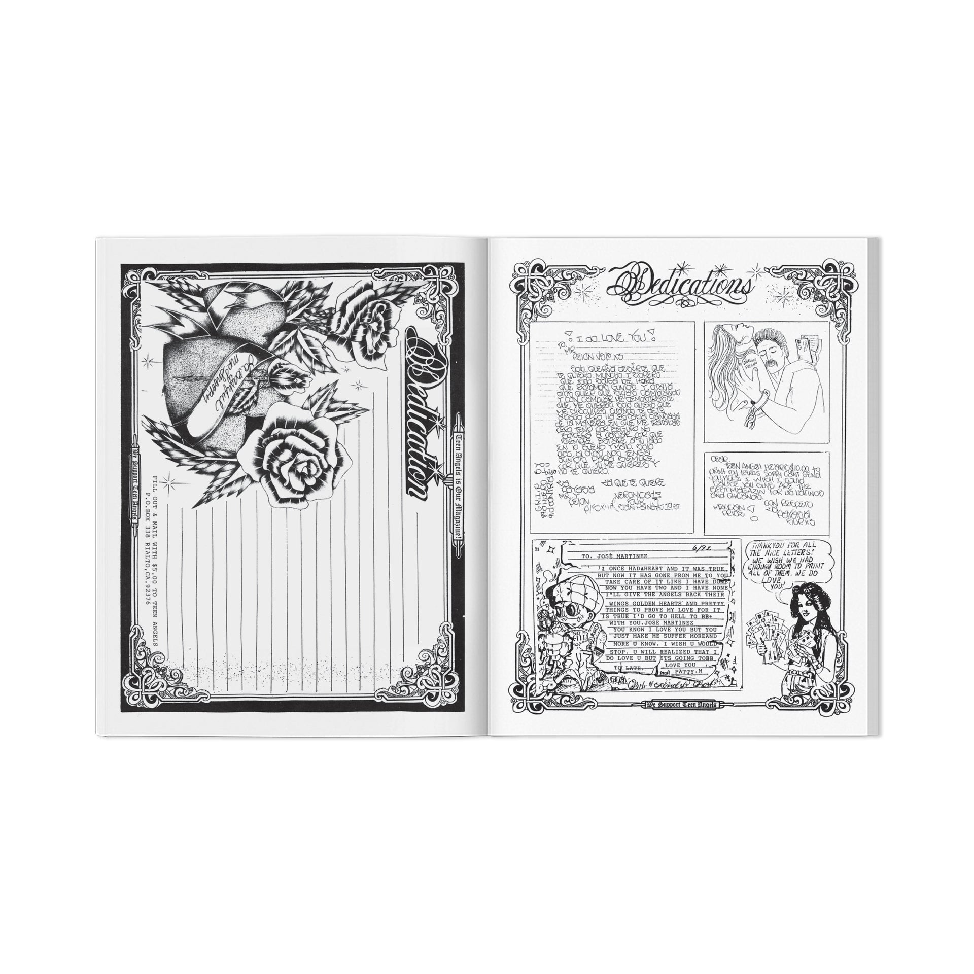 Teen Angel's: Dedications Book