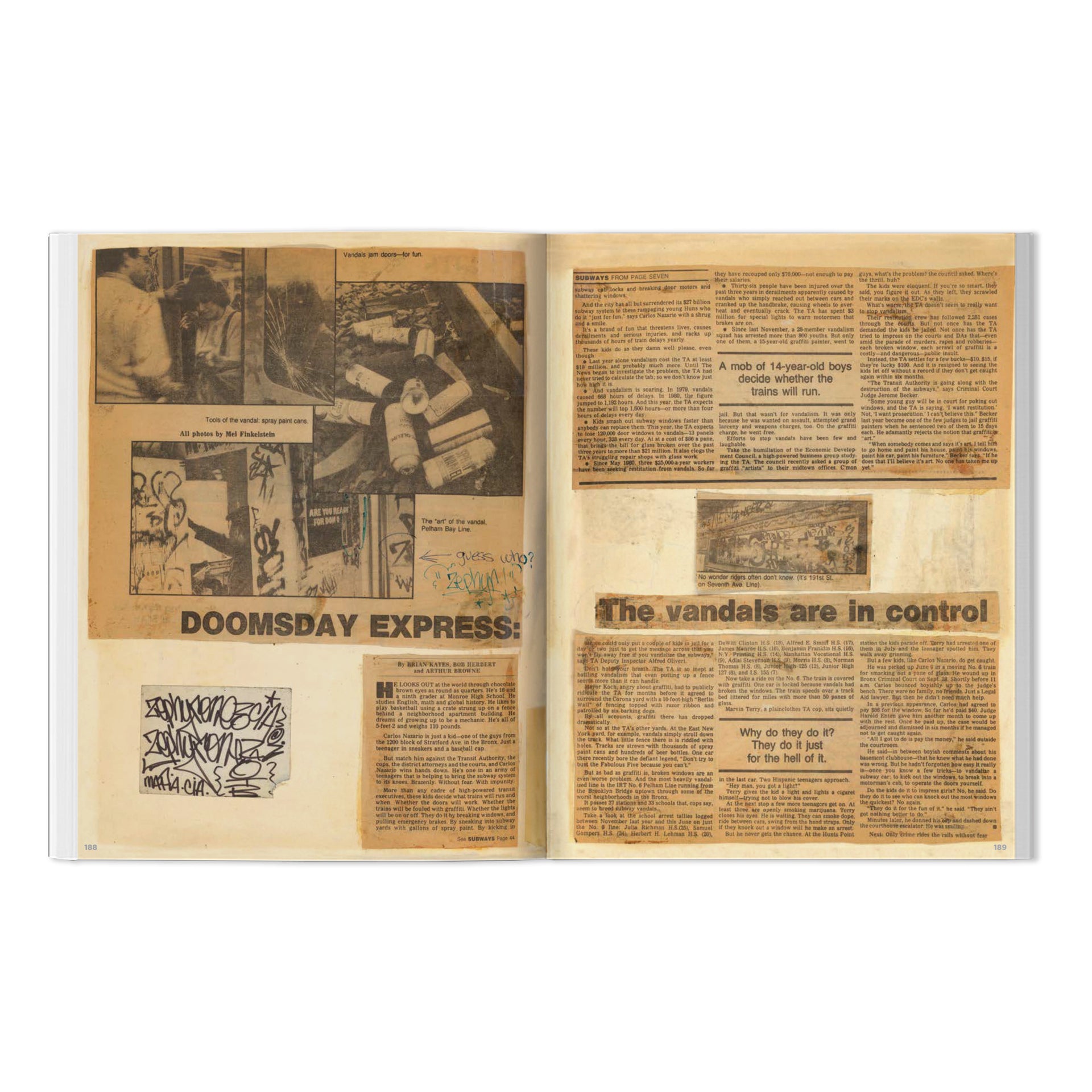 ZEPHYR: Graffiti Black Book/Scrapbook: 1978 & Beyond Book