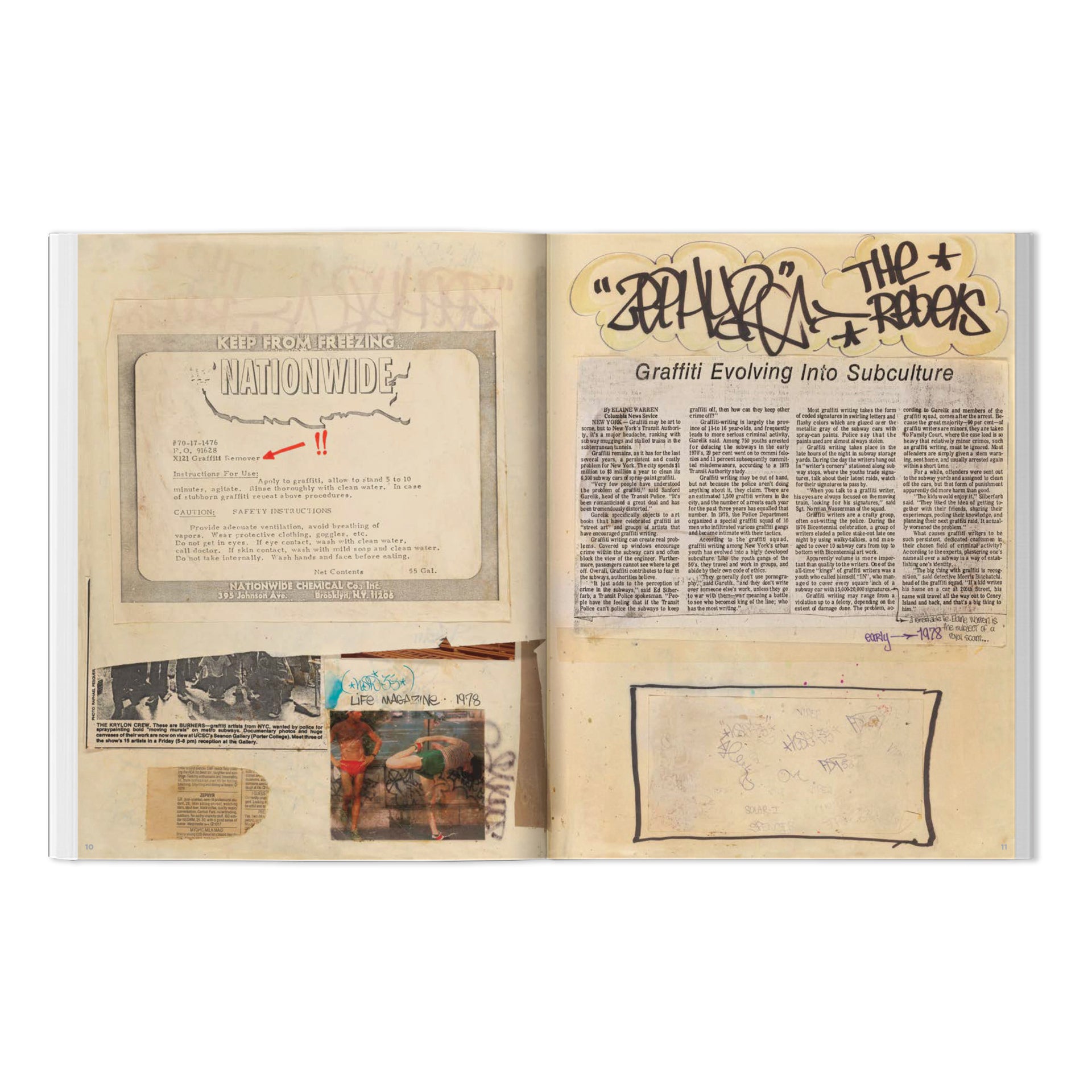 ZEPHYR: Graffiti Black Book/Scrapbook: 1978 & Beyond Book
