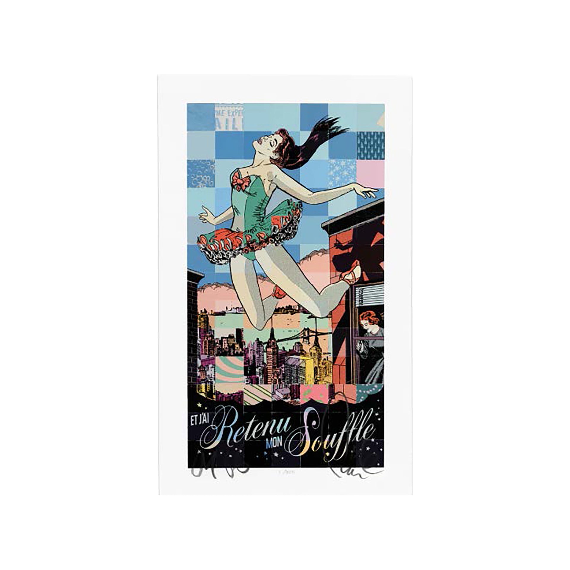 FAILE: Et Jai Retenu Mon Souffle Paris Print