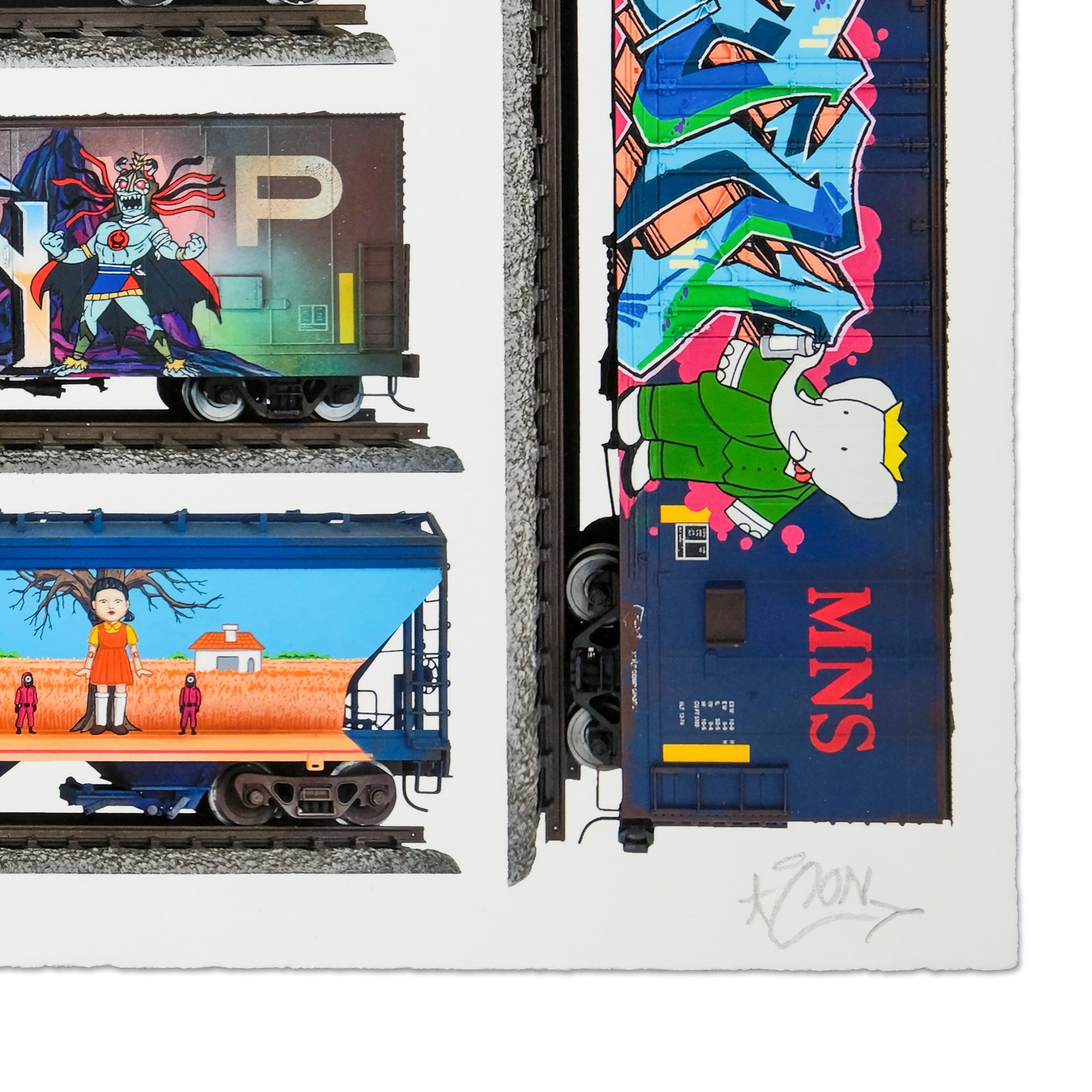 Tim Conlon: G-Scale Rolling Stock Series Print