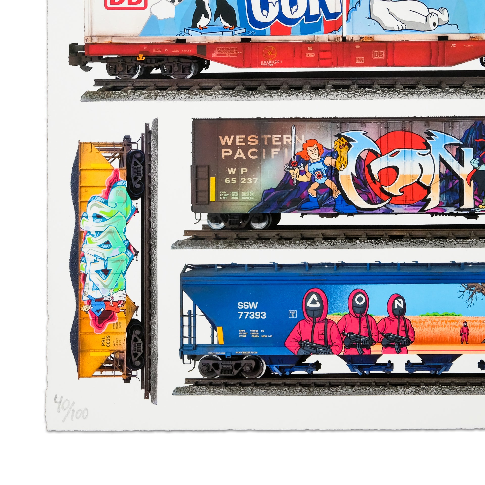 Tim Conlon: G-Scale Rolling Stock Series Print
