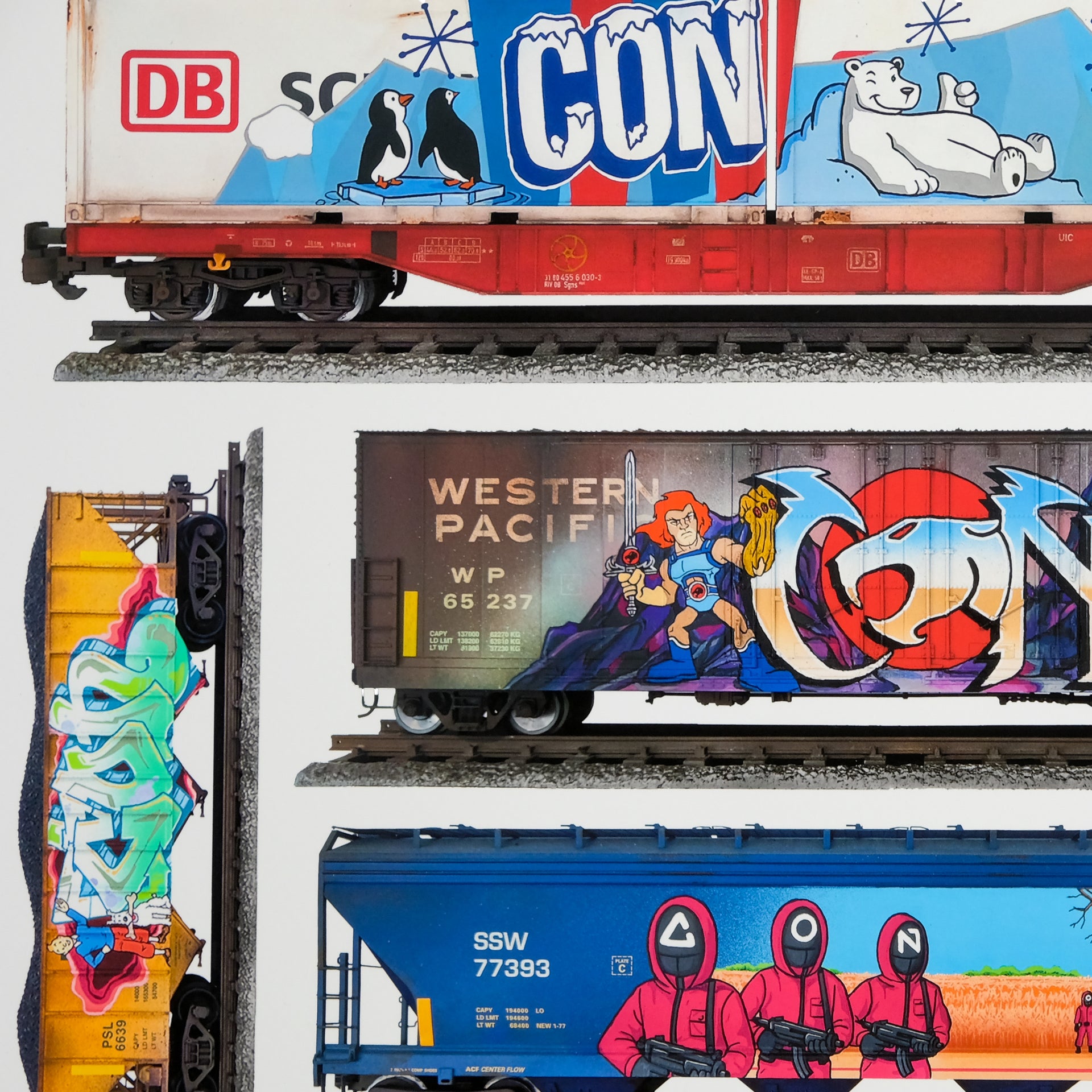 Tim Conlon: G-Scale Rolling Stock Series Print