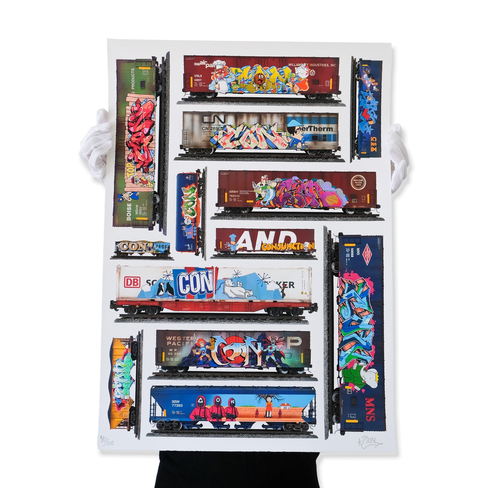 Tim Conlon: G-Scale Rolling Stock Series Print