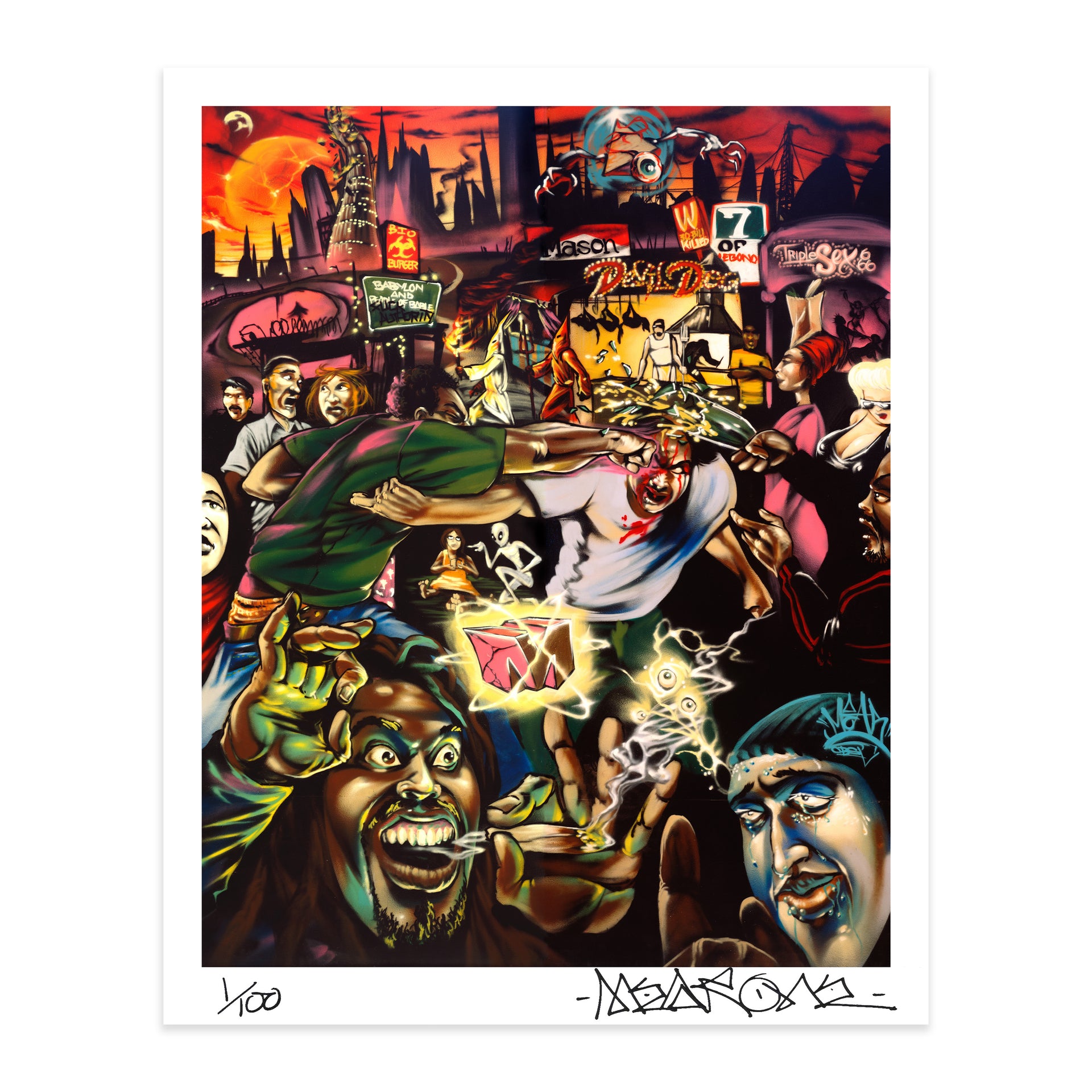 MEAR ONE: Babylon Overdrive Print