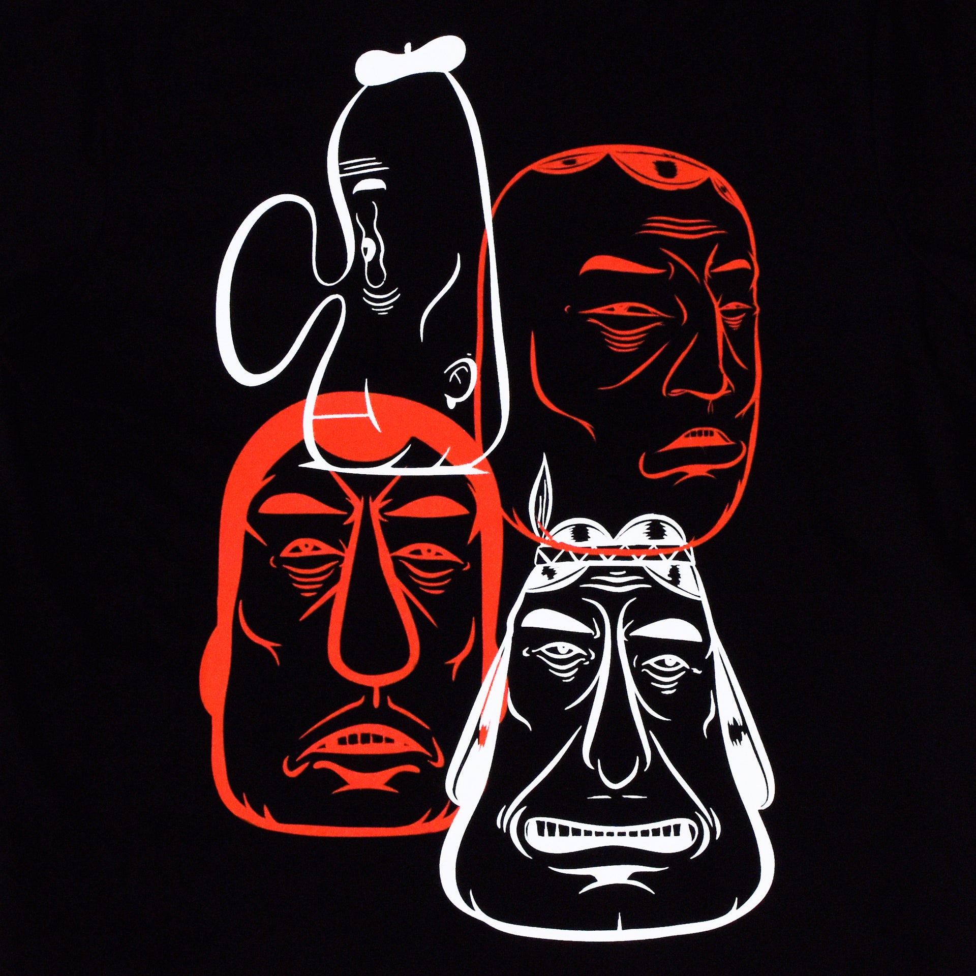 Barry McGee x BEYOND THE STREETS: Black Tee