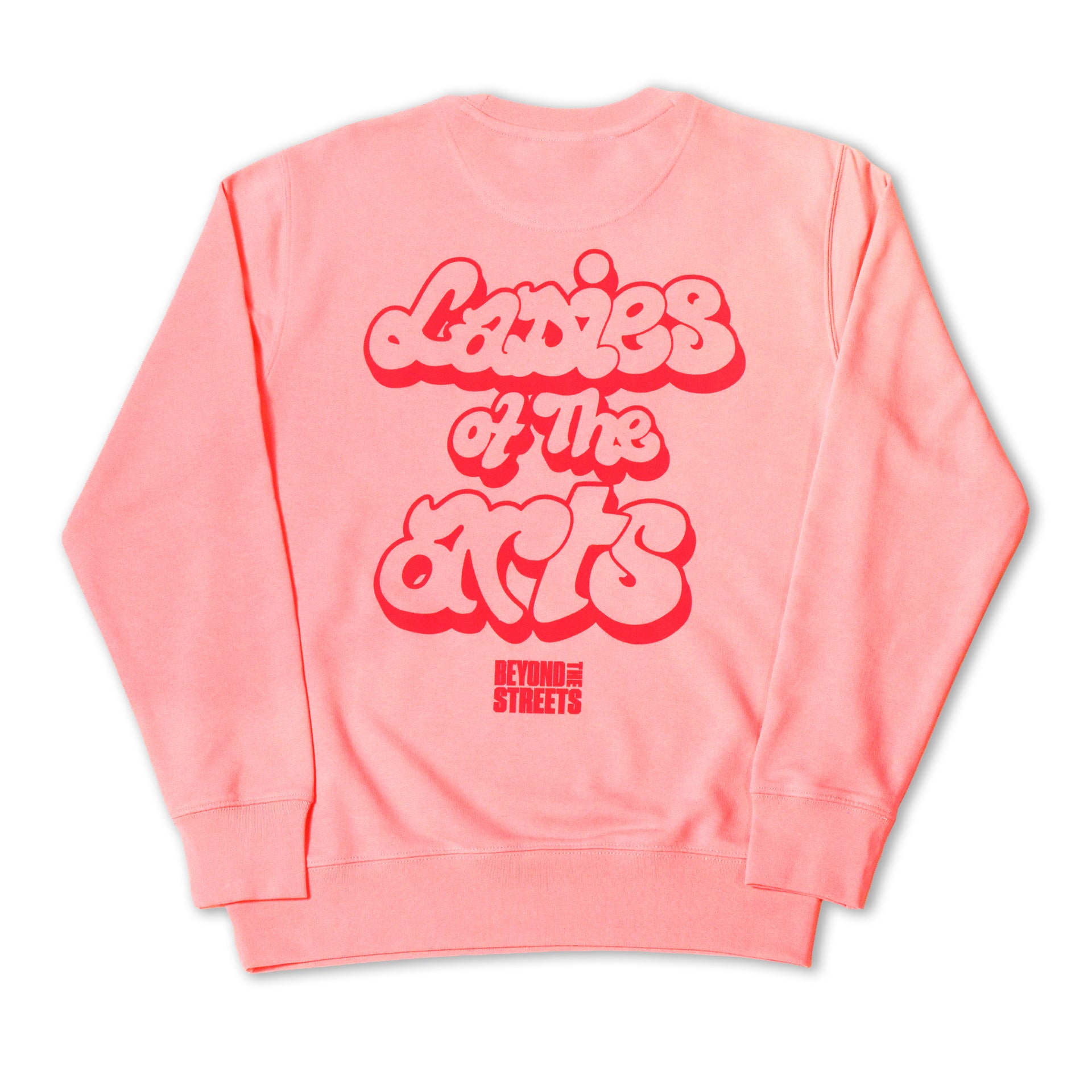 LADY PINK x BEYOND THE STREETS: Ladies of The Arts Crewneck (Pink)