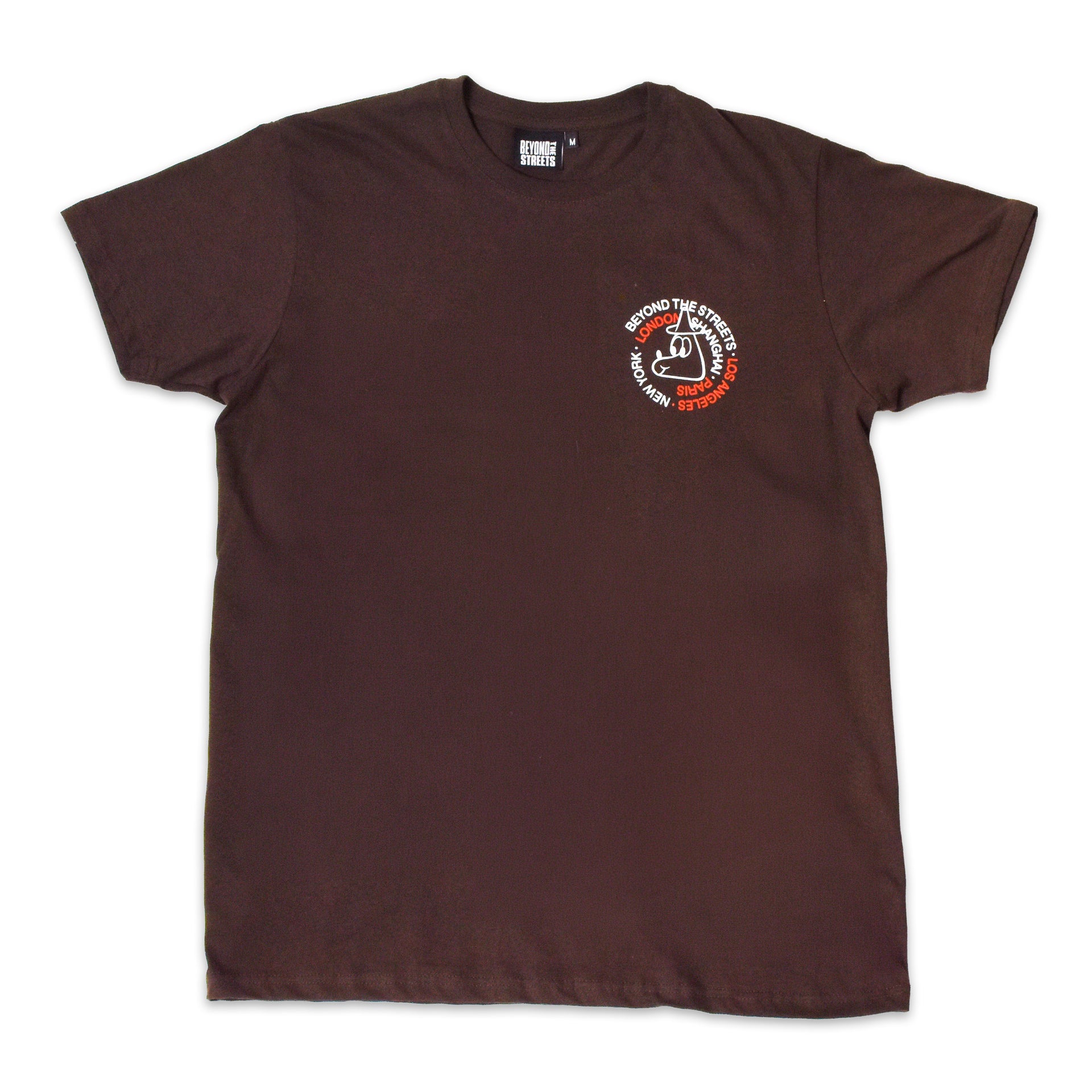Barry McGee x BEYOND THE STREETS: Double Heads (Khaki Brown) Tee