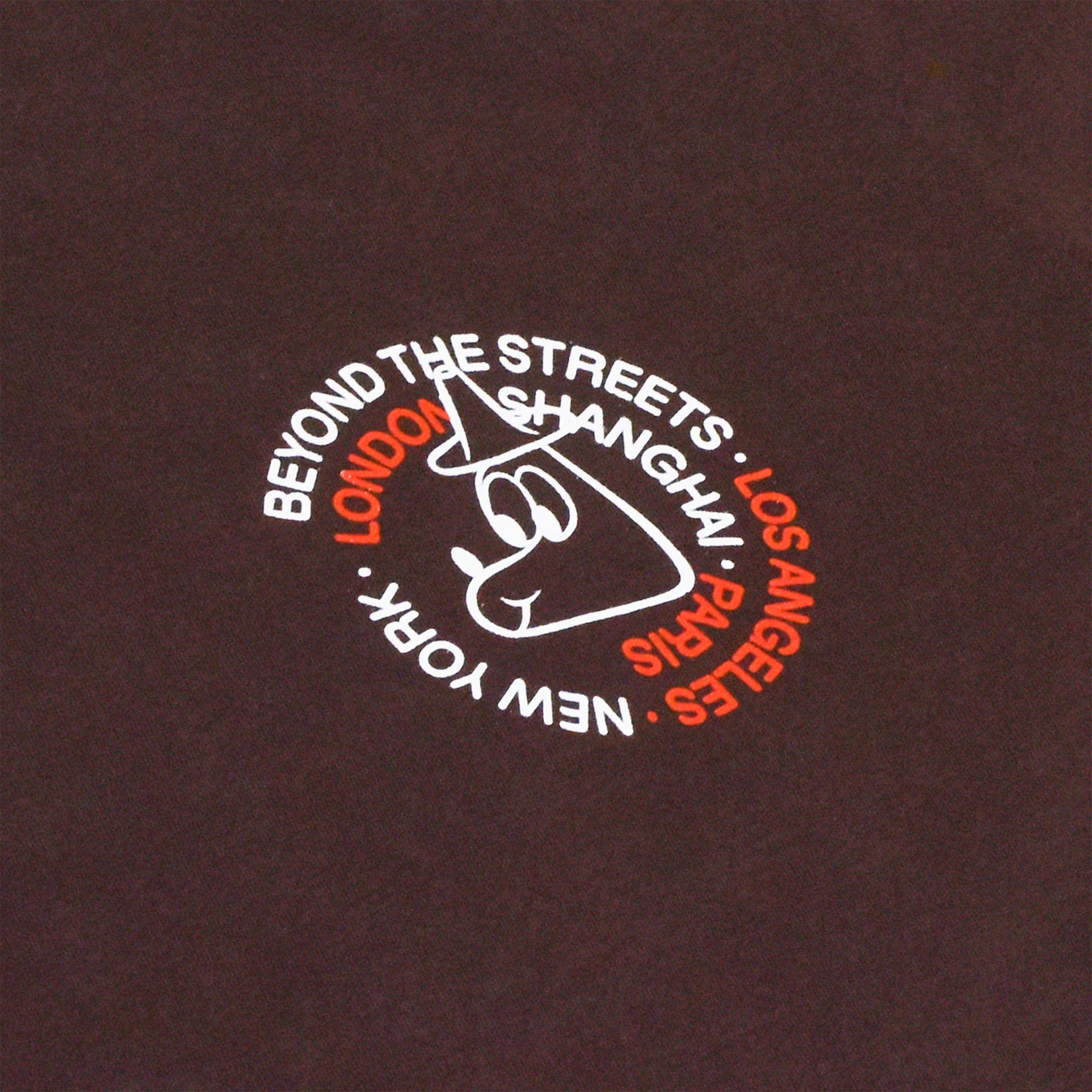 Barry McGee x BEYOND THE STREETS: Double Heads (Khaki Brown) Tee