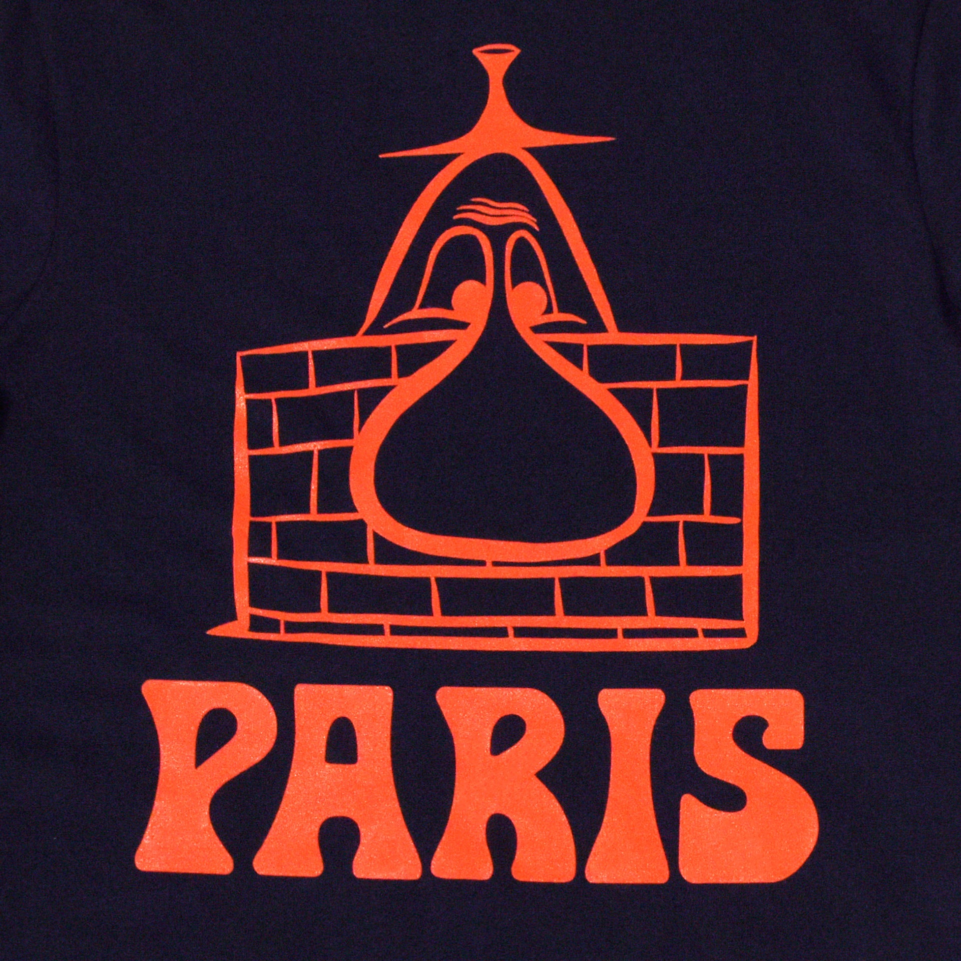 Barry McGee x BEYOND THE STREETS: Paris Tee (Navy Blue)