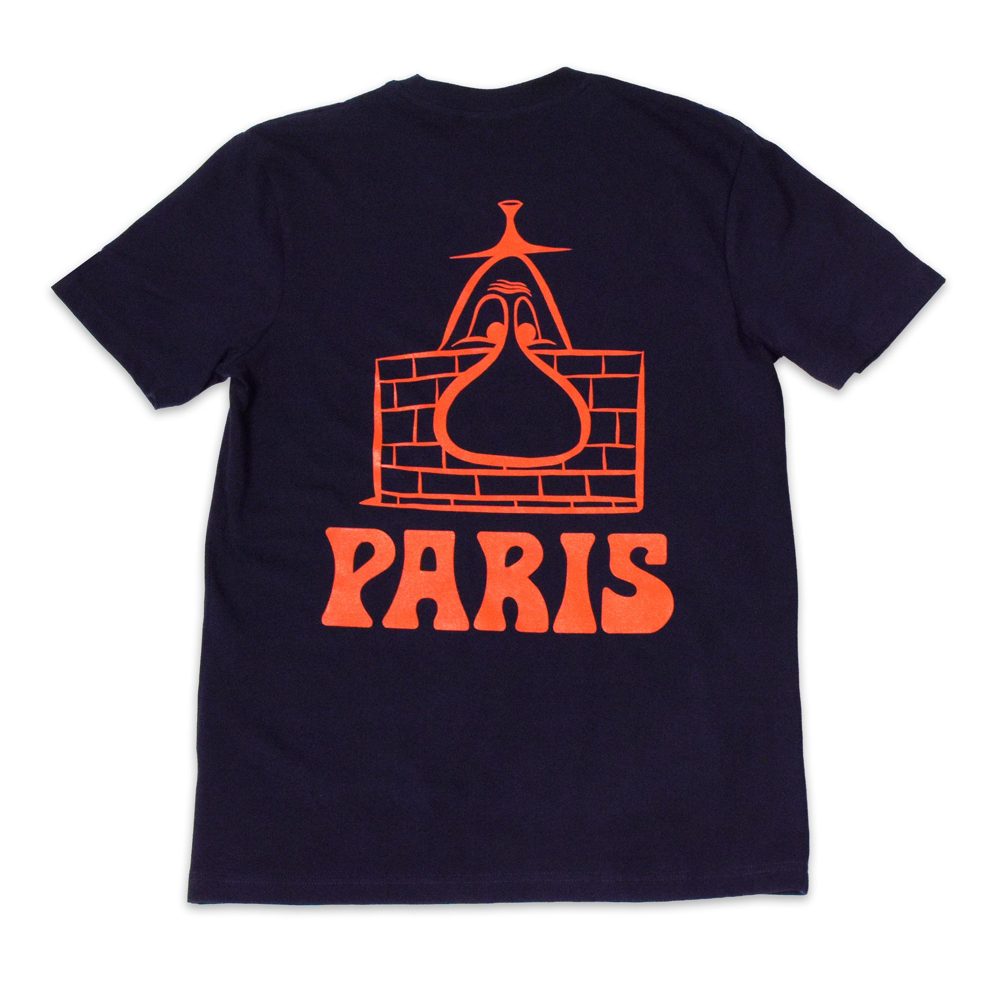 Barry McGee x BEYOND THE STREETS: Paris Tee (Navy Blue)
