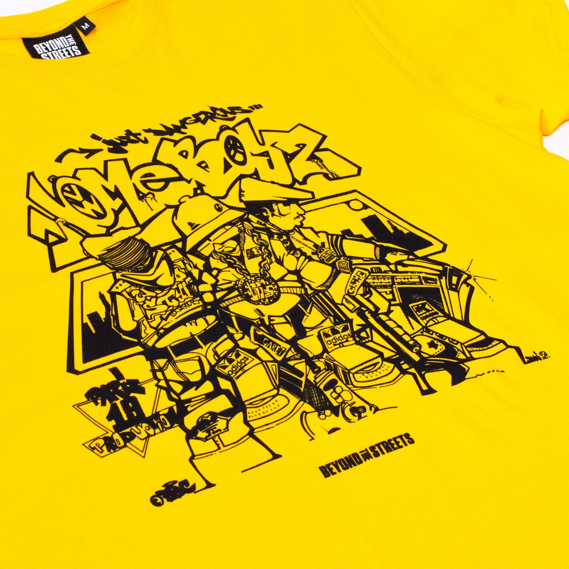 TICARET x BEYOND THE STREETS : T-shirt Home Boyz (Jaune)