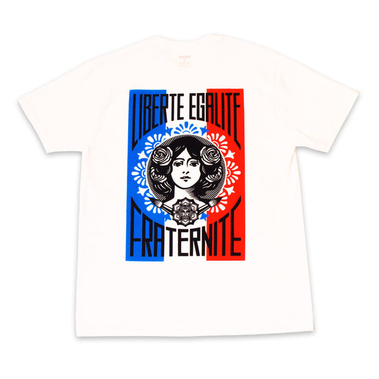 OBEY x BEYOND THE STREETS: LIBERTÉ, ÉGALITÉ, FRATERNITÉ Tee