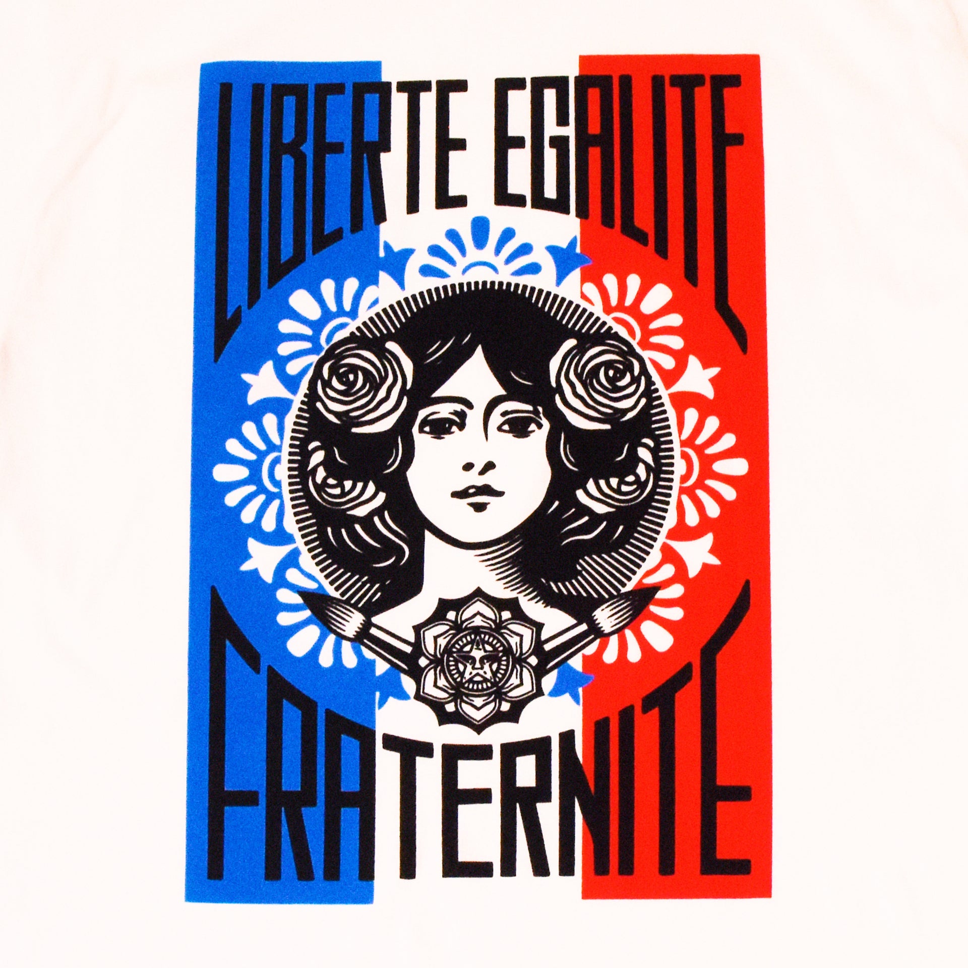 OBEY x BEYOND THE STREETS: LIBERTÉ, ÉGALITÉ, FRATERNITÉ T-Shirt