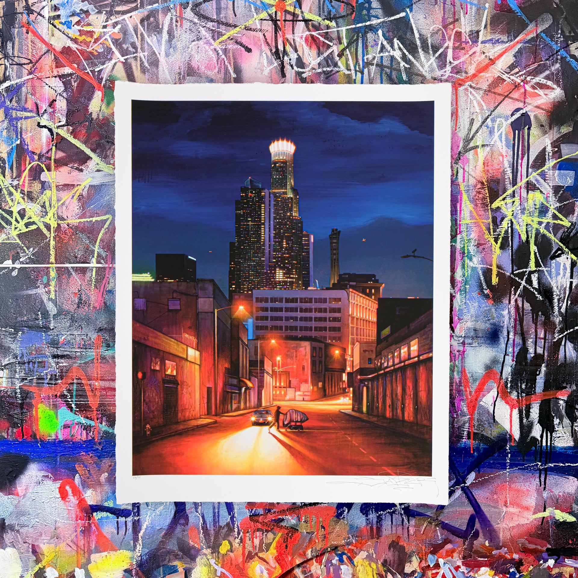 SABER: In The Belly - City of Lost Angelz Print