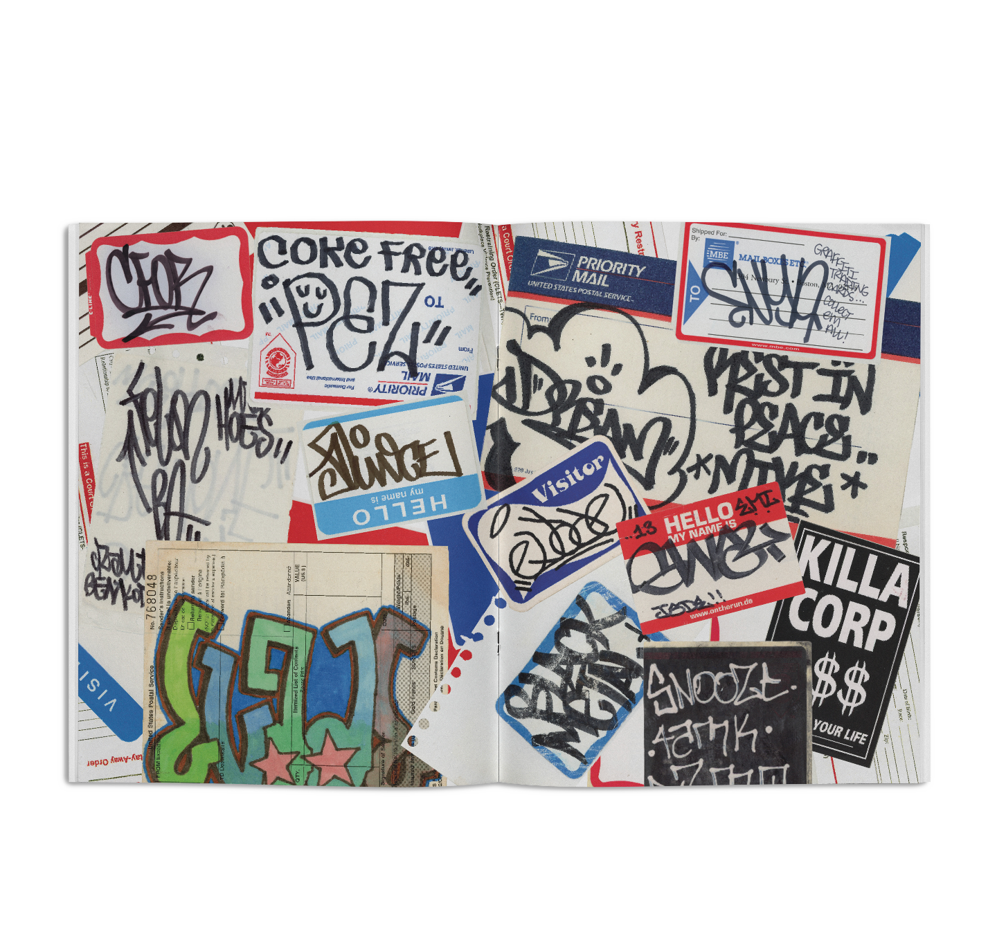 Dave Schubert: Graffiti Stickers From The Collection of Dave Schubert Zine