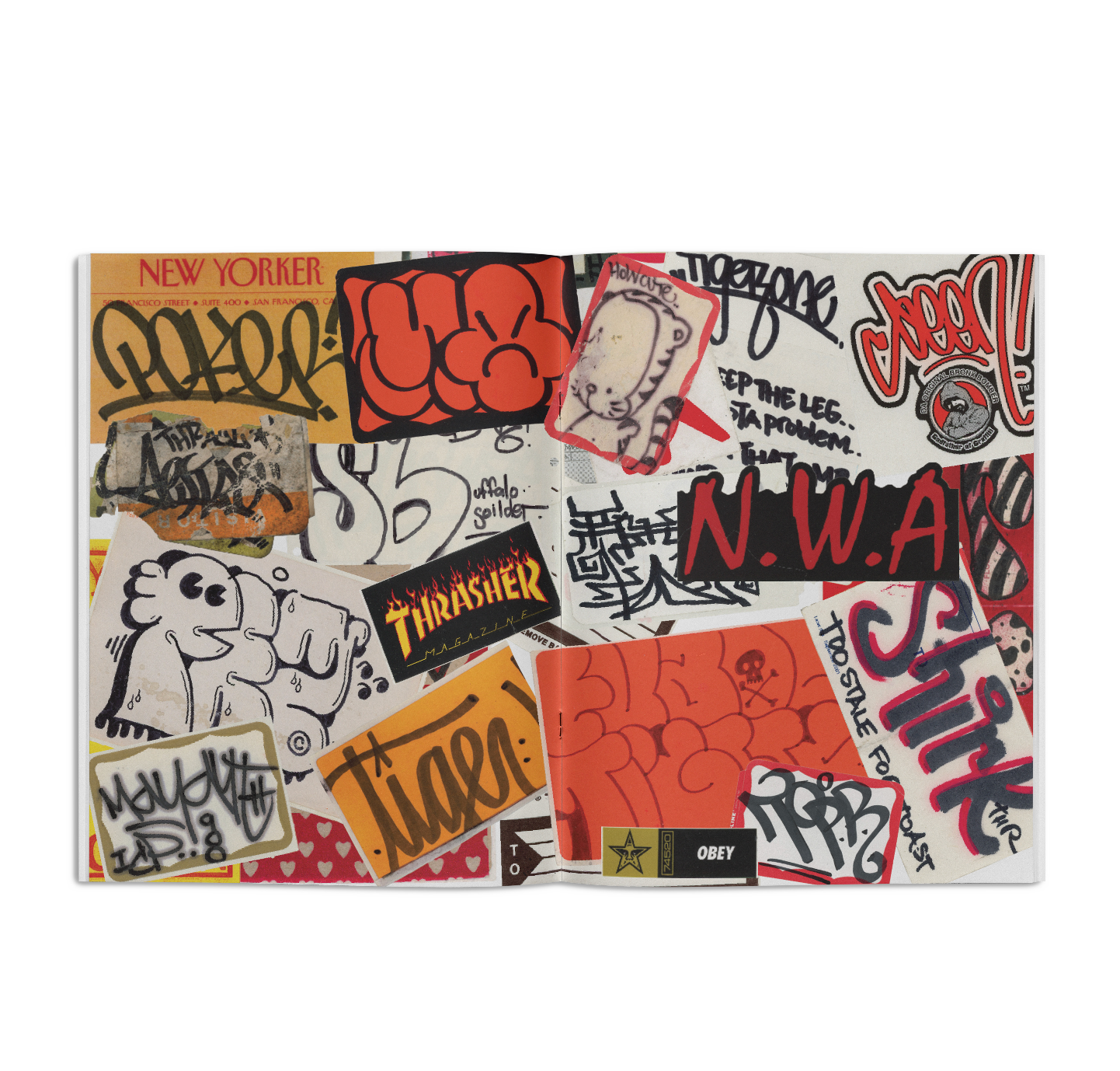 Dave Schubert: Graffiti Stickers From The Collection of Dave Schubert Zine