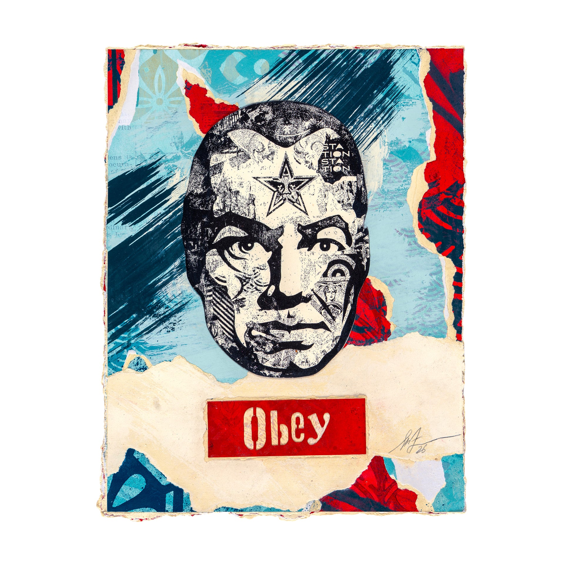 Shepard Fairey: Big Brother Letterpress Study, 2026